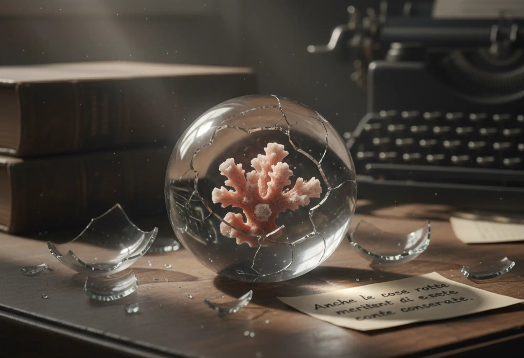 Il fermacarte: frammenti di bellezza in un mondo di cemento