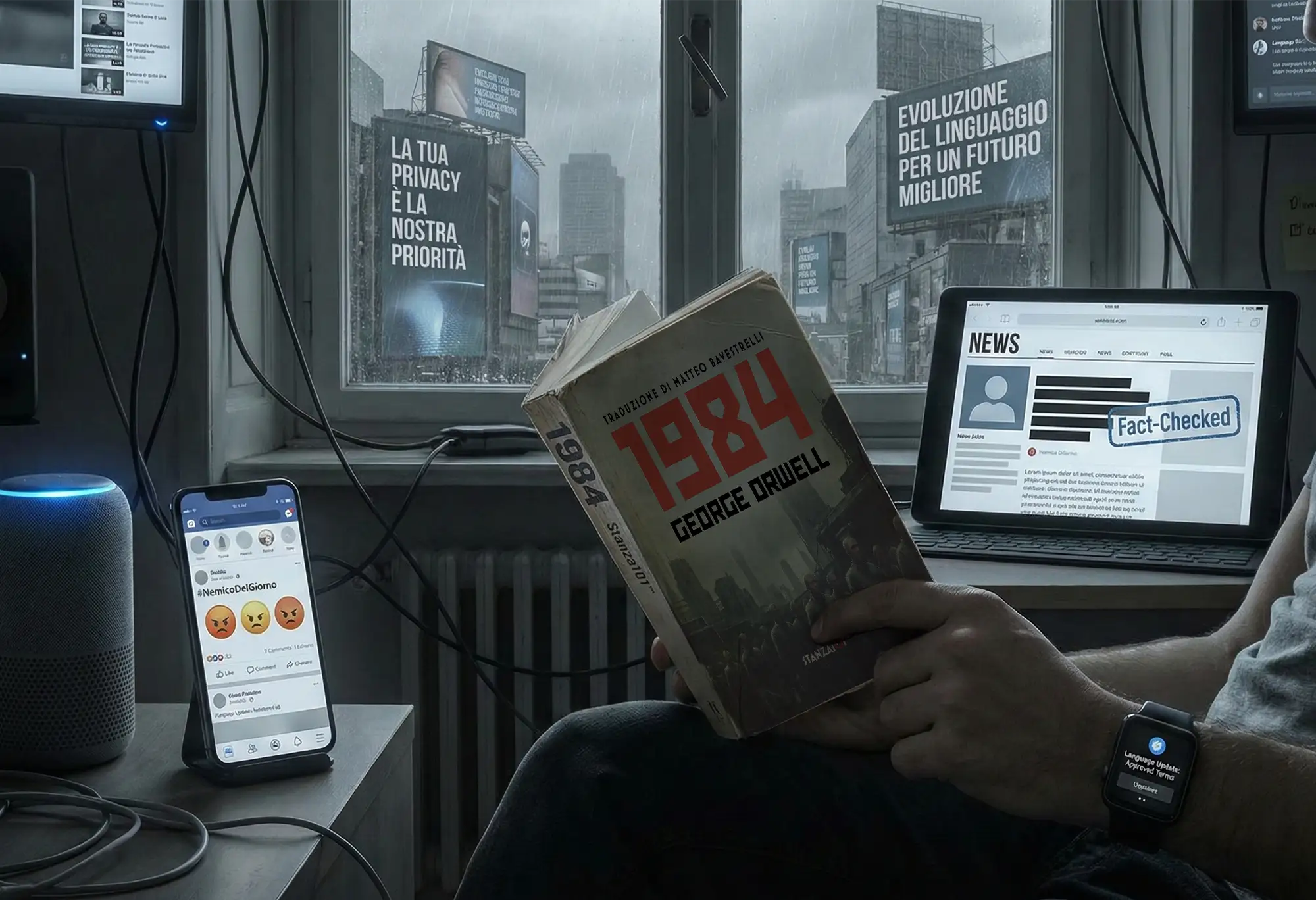 Rileggere Orwell nell'era degli algoritmi - perché 1984 non è mai stato così attuale