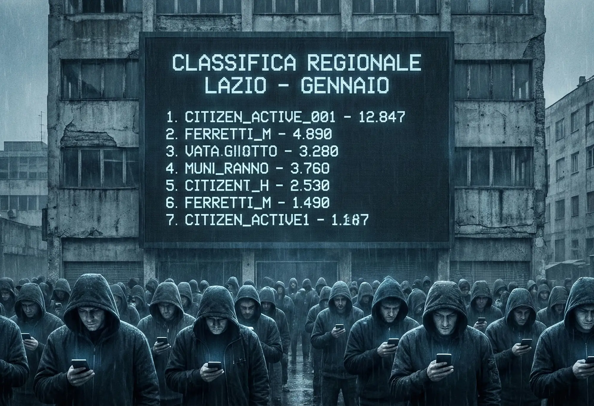 La classifica regionale: quando il controllo sociale diventa sport