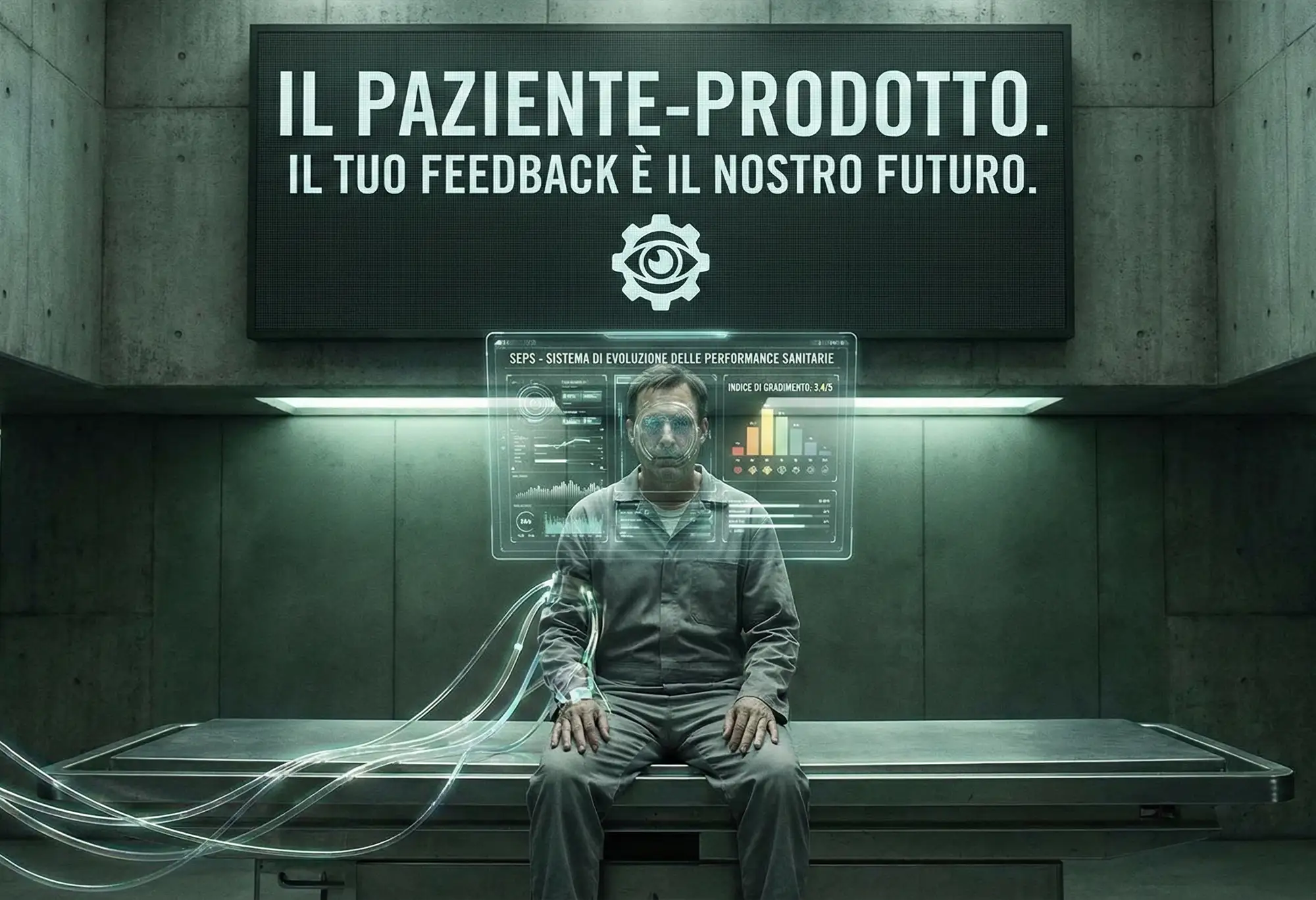 Il Ministero della Salute incontra il Ministero della Verità: SEPS e il paziente-prodotto