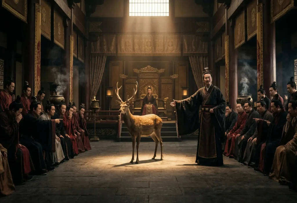 Indicare un cervo e chiamarlo cavallo